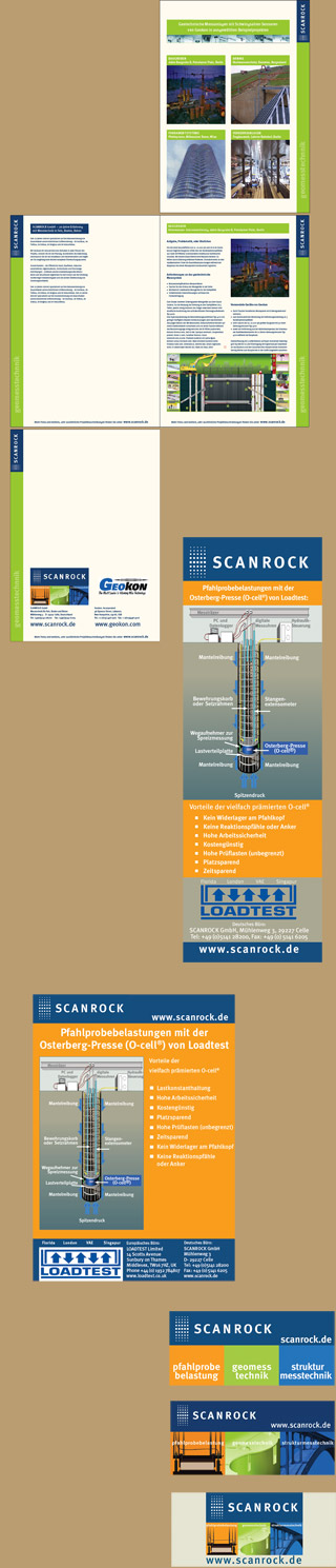 SCANROCK - Corporate Design - Brosch&uuml;ren Anzeigen Branchenbucheintr&auml;ge