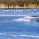 blue iced lake
