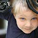 sweet little boy on the balcony
