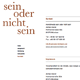 Webdesign - seinodernichtsein Schauspielerwebsites