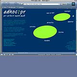 Website Screenshot 1 - Kunde - adhoc:pr Public Relations Agentur