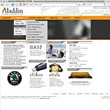 Website ab 2005 Screenshot 2 - Kunden - Aladdin