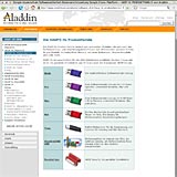Website ab 2005 Screenshot 4 - Kunden - Aladdin