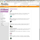 Website ab 2005 Screenshot 5 - Kunden - Aladdin