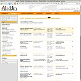 Website ab 2005 Screenshot 16 - Kunden - Aladdin