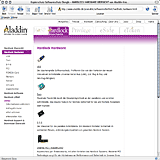Website Screenshot 9 - Kunden - Aladdin