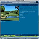 Website Screenshot 1 - Kunde - Algarvegolftraum - Golfurlaub an der Algarve