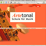 Website Screenshot 14 - Kunde - Artetonal Schule fuer Musik