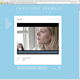 Website Screenshot 5 - Kunde - Christiane B&auml;rwald - Schauspielerin