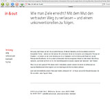Website Screenshot 2 - Kunde - in & out - Karin Lexa - Interimsmanagement