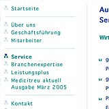 Website Screenshot 11 - Kunde - Medicitreu