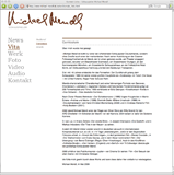 Website Screenshot 3 - Kunde - Michael Mendl - Schauspieler