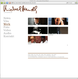 Website Screenshot 4 - Kunde - Michael Mendl - Schauspieler
