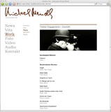 Website Screenshot 7 - Kunde - Michael Mendl - Schauspieler