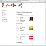 Website Screenshot 10 - Kunde - Michael Mendl - Schauspieler