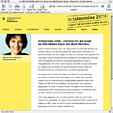 website screenshot 2 ortstermine m&uuml;nchen 2004