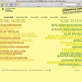 website screenshot 1 ortstermine m&uuml;nchen 2005