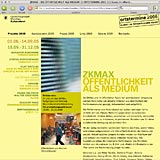 website screenshot 5 ortstermine m&uuml;nchen 2005