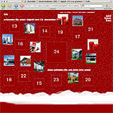 Screenshot 2 Animation Bildwechsel im Adventskalender 2005, Firma S&uuml;dhausbau