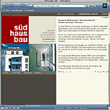 Website Screenshot 3 - Kunde - Suedhausbau Stammhaus
