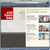 Website Screenshot 4 - Kunde - Suedhausbau Stammhaus