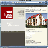 Website Screenshot 5 - Kunde - Suedhausbau Stammhaus