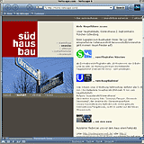 Website Screenshot 8 - Kunde - Suedhausbau Stammhaus