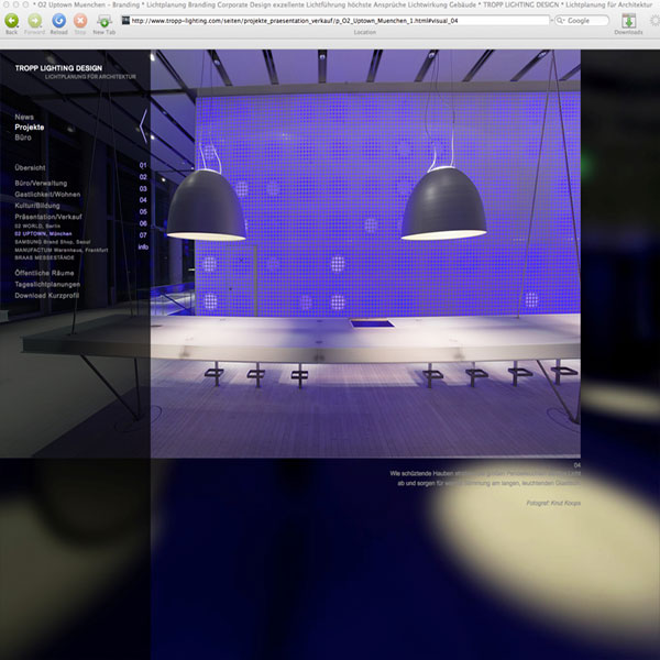 TROPP LIGHTING – Architektur für Lichtplanung