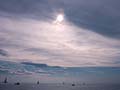 Bodensee / Lake Lindau - Föhn / Weather condition warm wind from the mountains / Autumn atmosphere