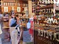 transparencies and reflections at a chocolate store