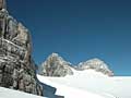 glacier with walking way Dachstein, Austria