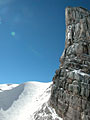 glacier with huge rock Dachstein, Austria